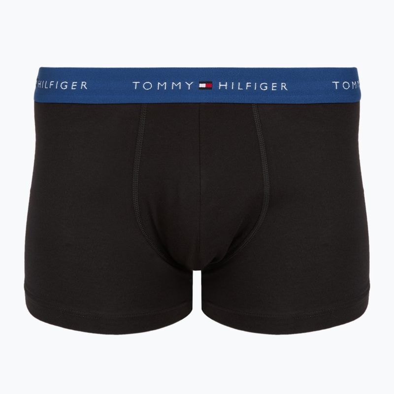 Boxers Tommy Hilfiger Trunk WB 7 pairs blk/mid red/aegean sea/dsrt sky/blu jeans/f r/wht 8