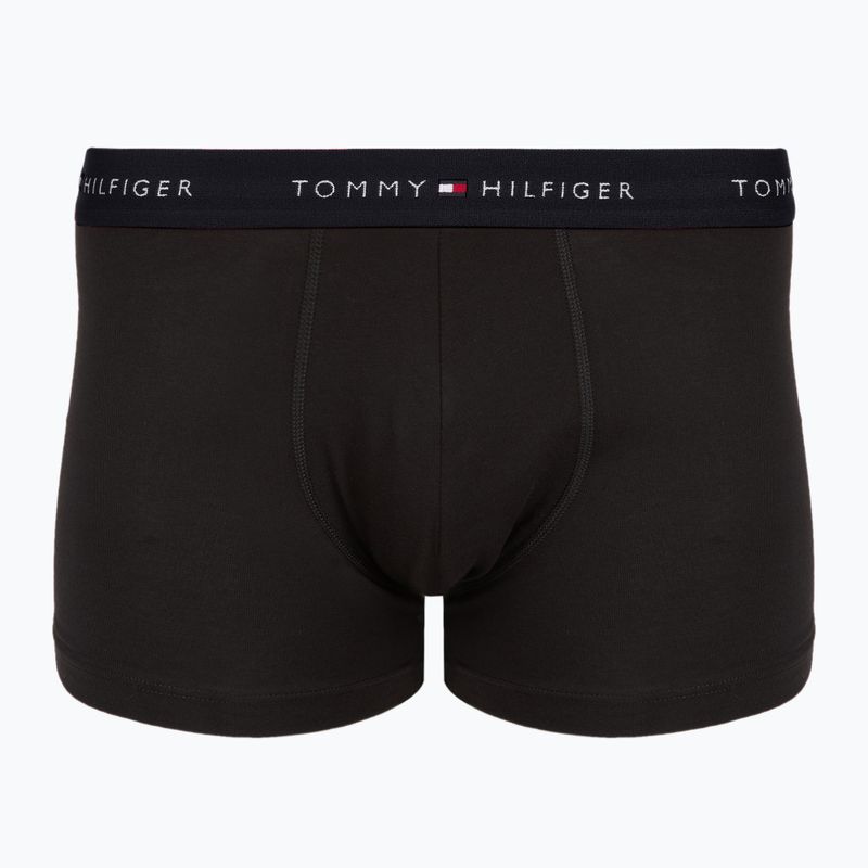 Boxers Tommy Hilfiger Trunk WB 7 pairs blk/mid red/aegean sea/dsrt sky/blu jeans/f r/wht 9