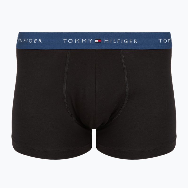 Boxers Tommy Hilfiger Trunk WB 7 pairs blk/mid red/aegean sea/dsrt sky/blu jeans/f r/wht 10