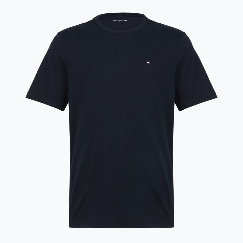Men's T-shirt Tommy Hilfiger Cotton Short 3 pack navy blue/utility sage/white 4
