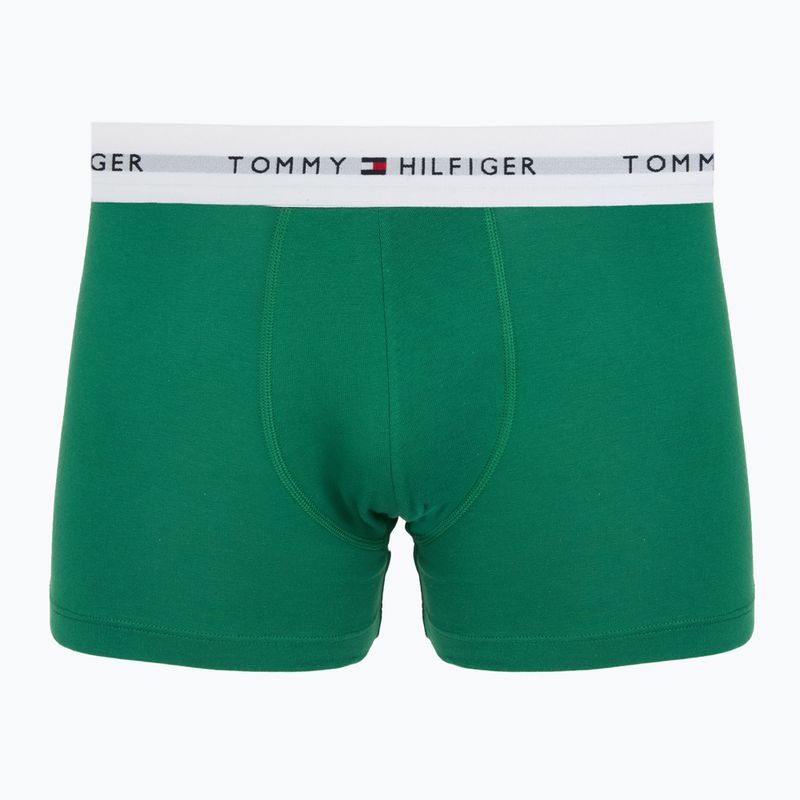 Men's boxers Tommy Hilfiger Trunk 3 pairs army green/prp nvy/nov grn 2