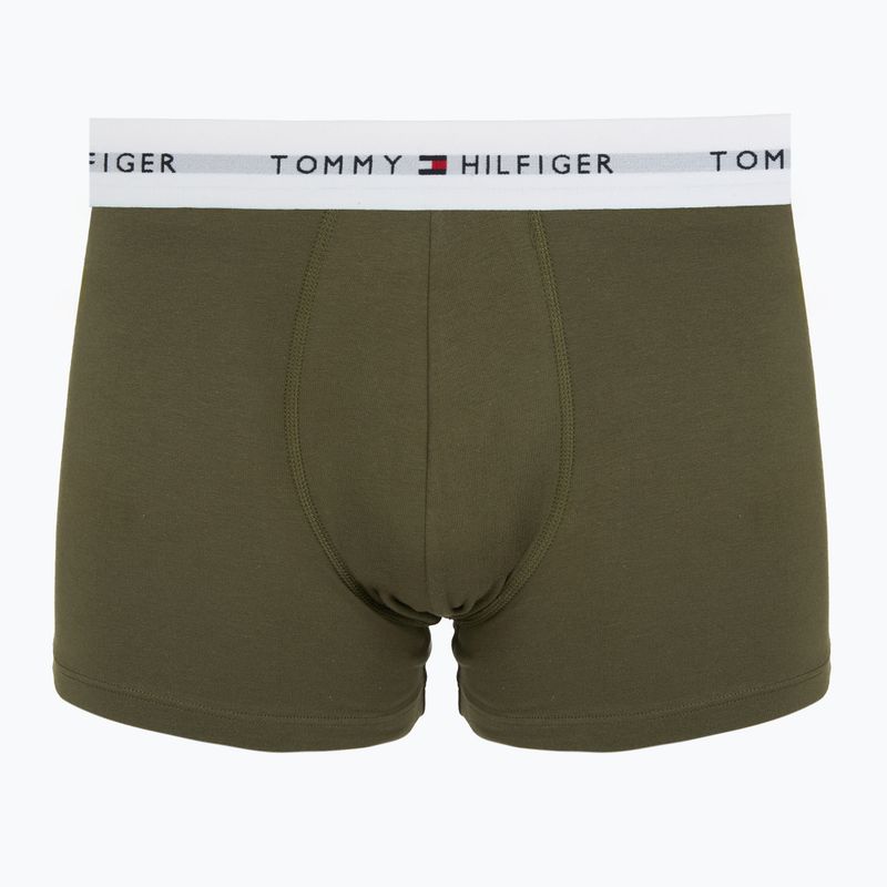 Men's boxers Tommy Hilfiger Trunk 3 pairs army green/prp nvy/nov grn 6