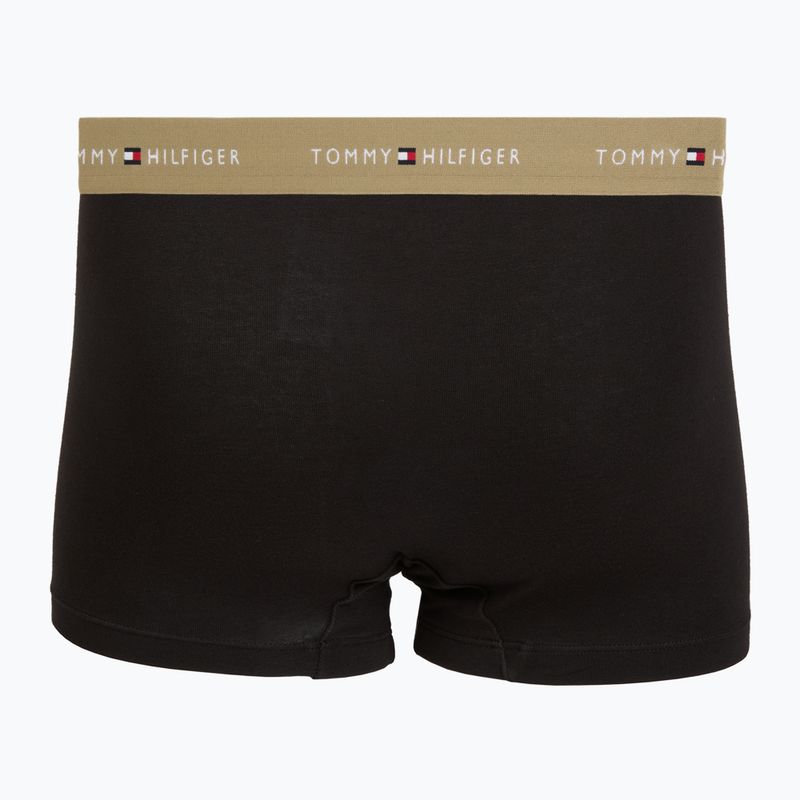 Men's boxers Tommy Hilfiger Trunk WB 3 pairs army green/wdg blue/ptch blue 5