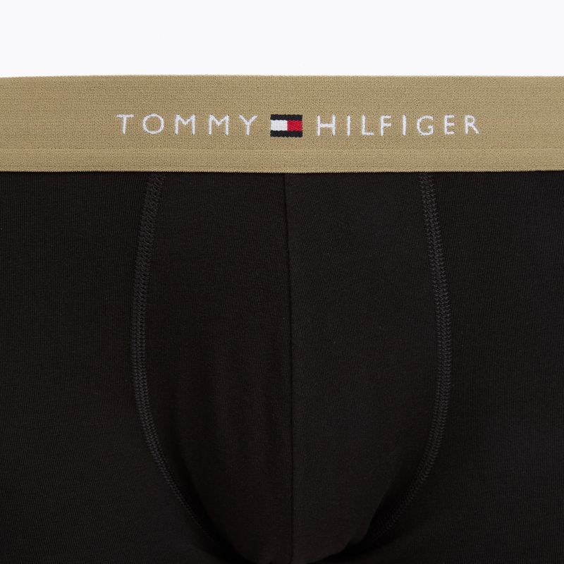 Men's boxers Tommy Hilfiger Trunk WB 3 pairs army green/wdg blue/ptch blue 6