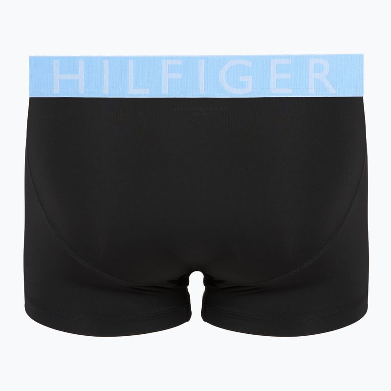 Men's boxers Tommy Hilfiger Trunk WB Cooling Technology 3 steam tra rd/brz blue/jde wnk 3