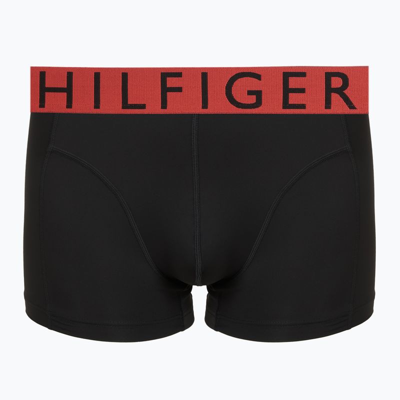 Men's boxers Tommy Hilfiger Trunk WB Cooling Technology 3 steam tra rd/brz blue/jde wnk 6