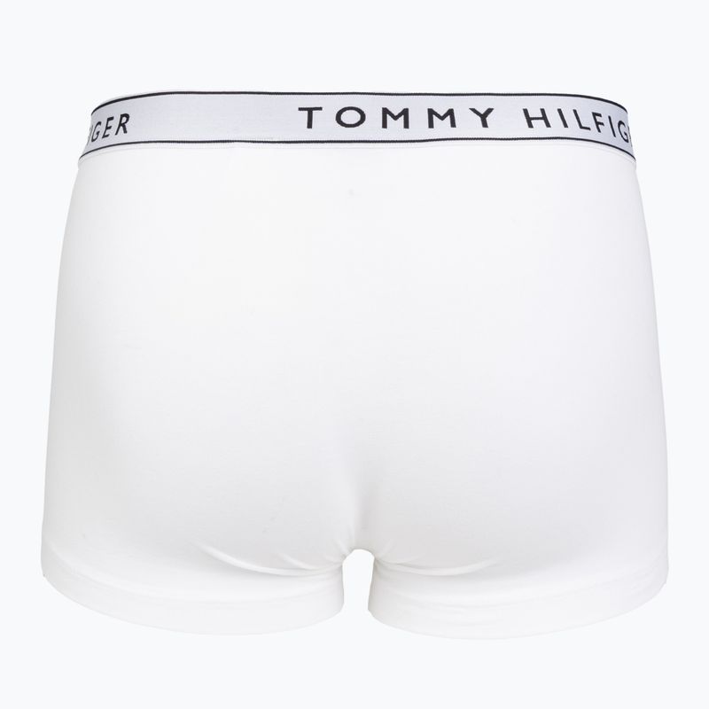 Men's boxers Tommy Hilfiger Trunk Dtm white/medium red/navy blue 5