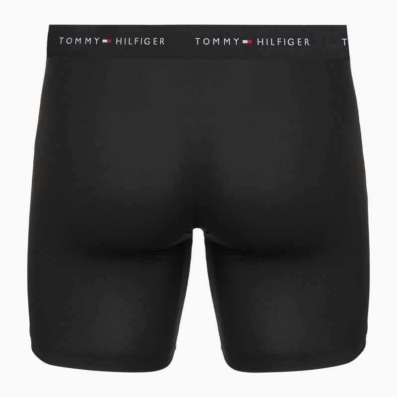 Men's boxers Tommy Hilfiger Micro Long 3 pack black/black/black 3