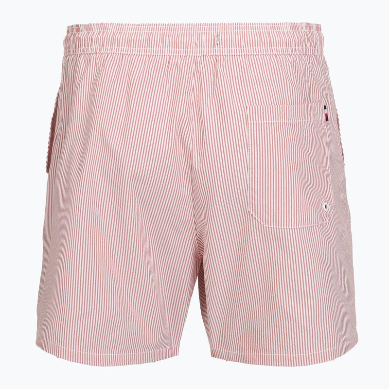 Men's swim shorts Tommy Hilfiger Medium Drawstring Ithaca terra red/ecru ithaca 2