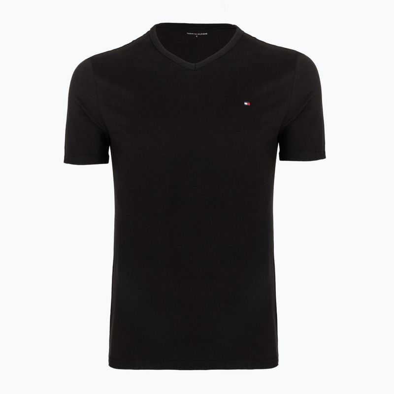 Men's Tommy Hilfiger Cotton V-Neck T-Shirt 3-Pack black/black/black 2