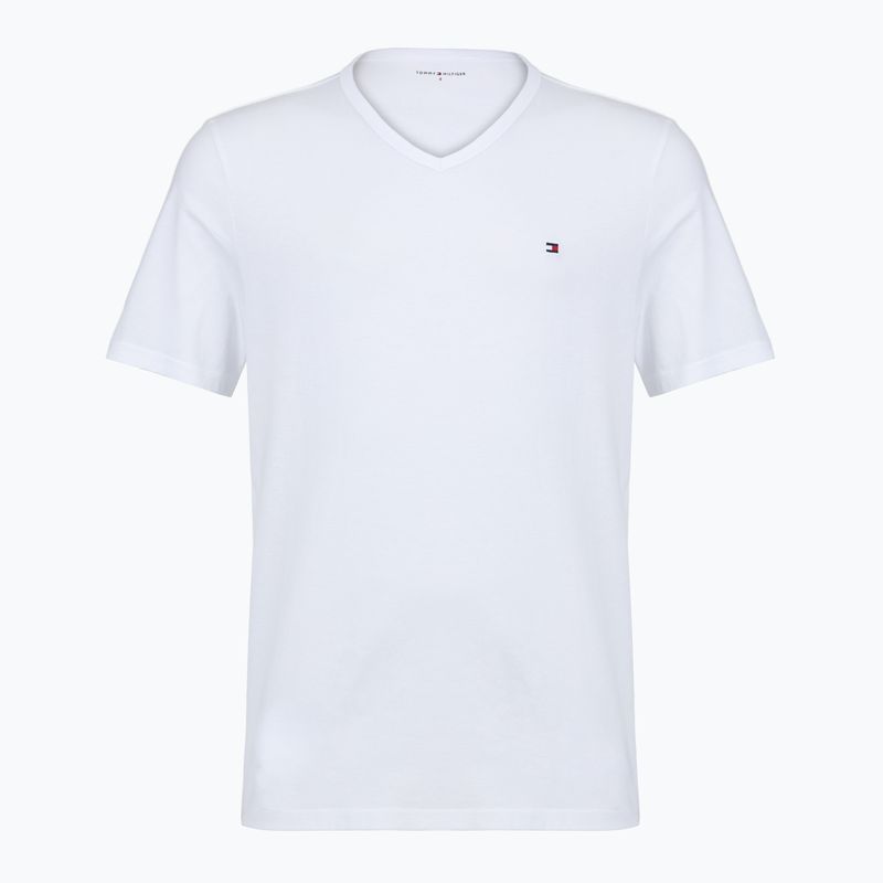 Men's T-shirt Tommy Hilfiger Cotton V-Neck white/white/white 2