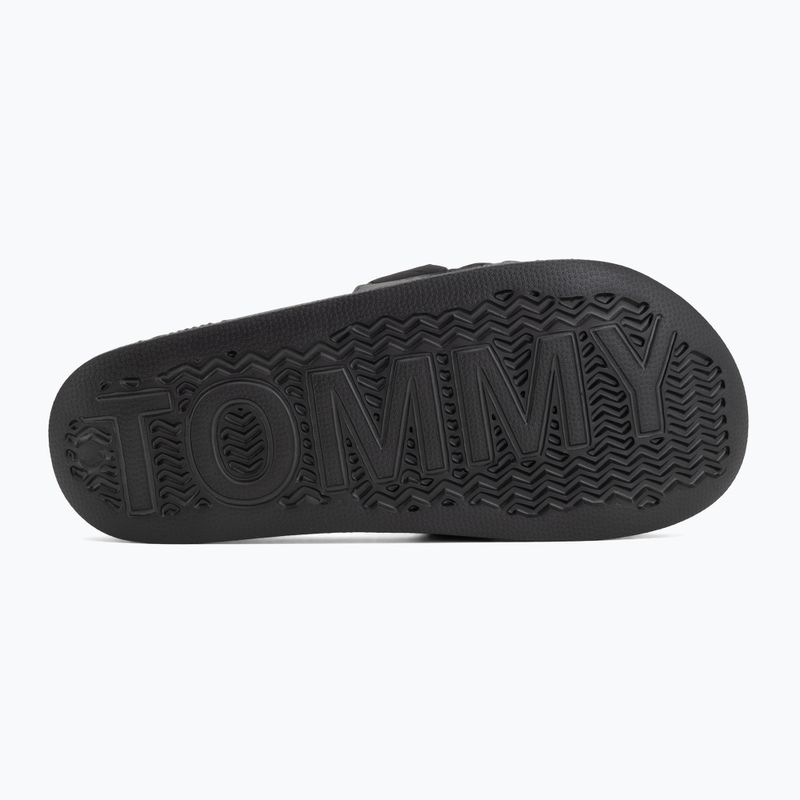 Women's slides Tommy Jeans Braided black 4