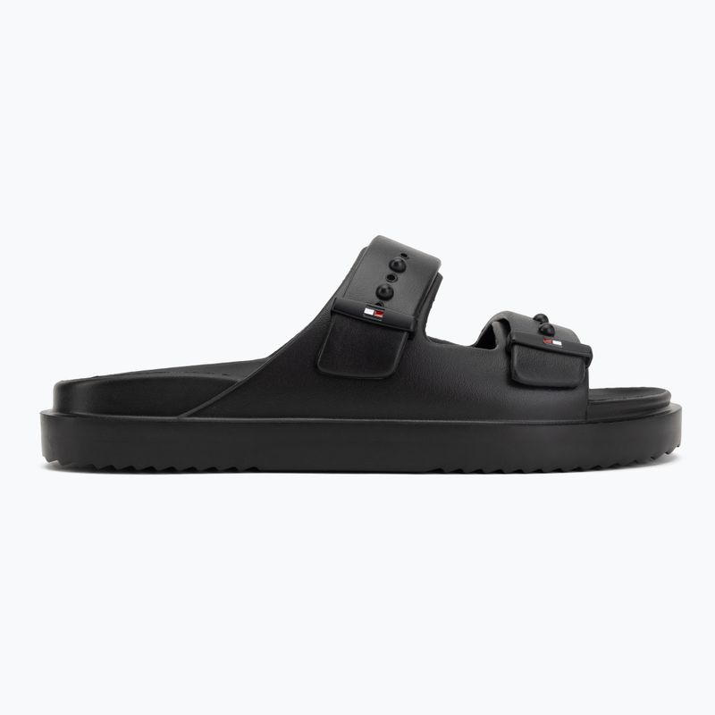 Men's slides Tommy Hilfiger Light Adjustable Pool black 2