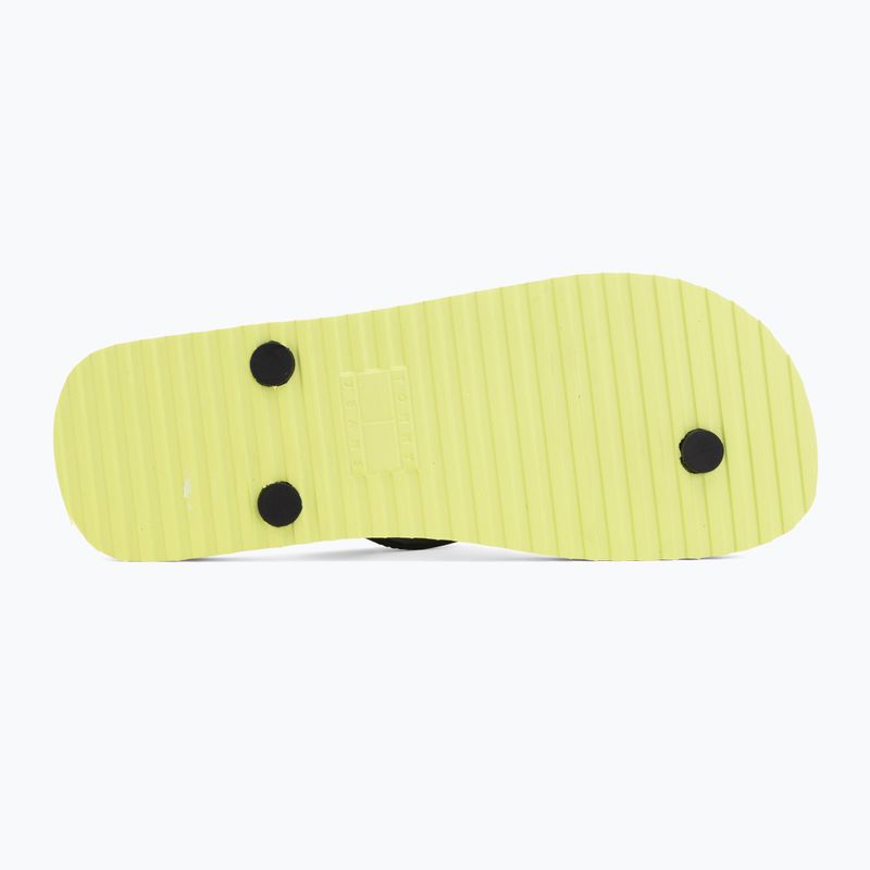 Women's flip-flops Tommy Jeans Logo Summer lime essence/black 4
