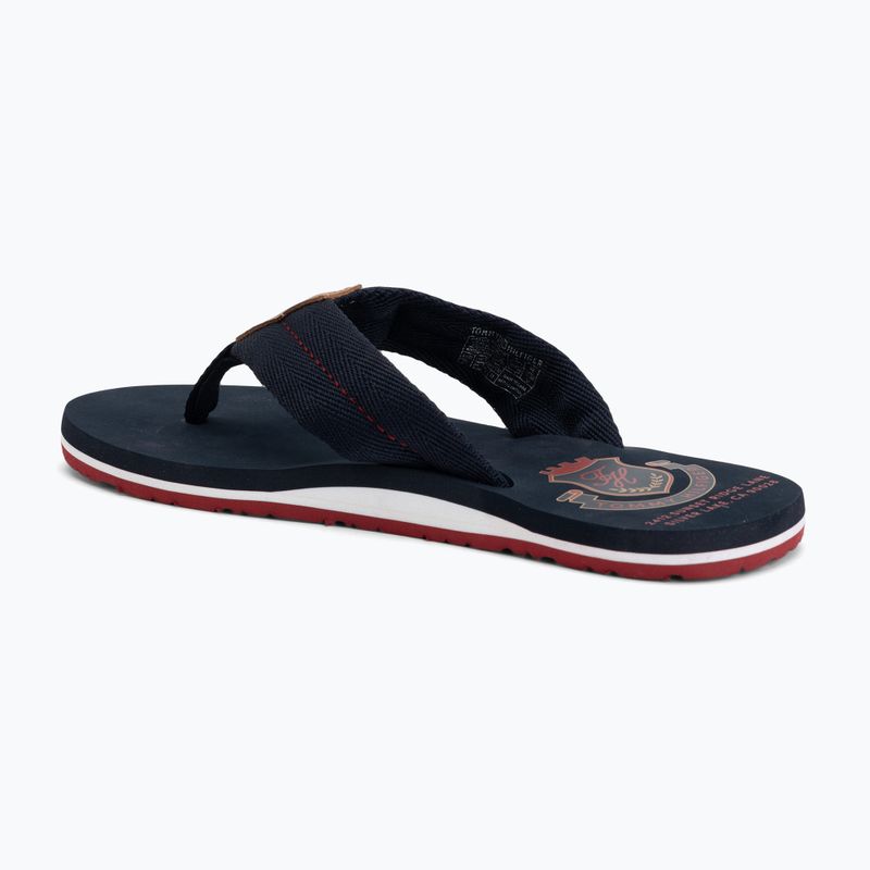 Men's flip-flops Tommy Hilfiger Patch Beach Sandal desert sky 3