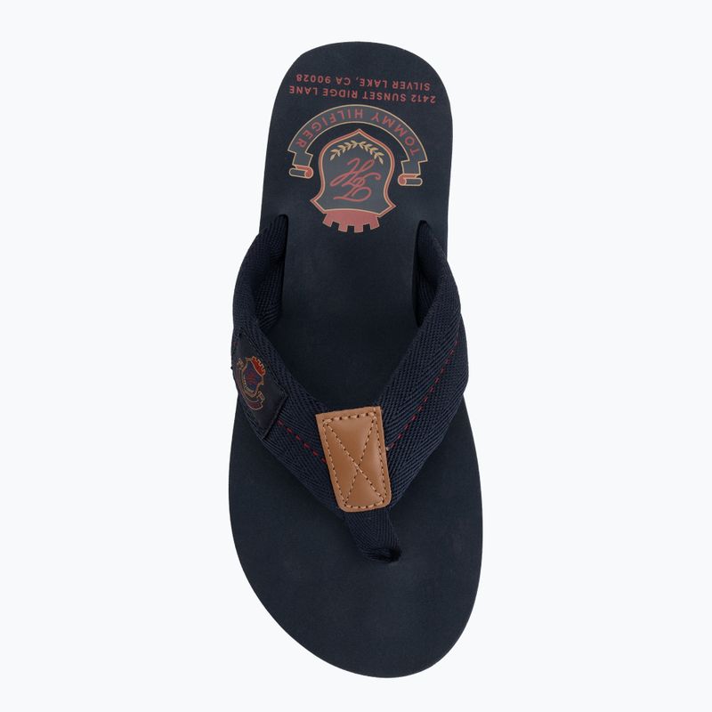 Men's flip-flops Tommy Hilfiger Patch Beach Sandal desert sky 5