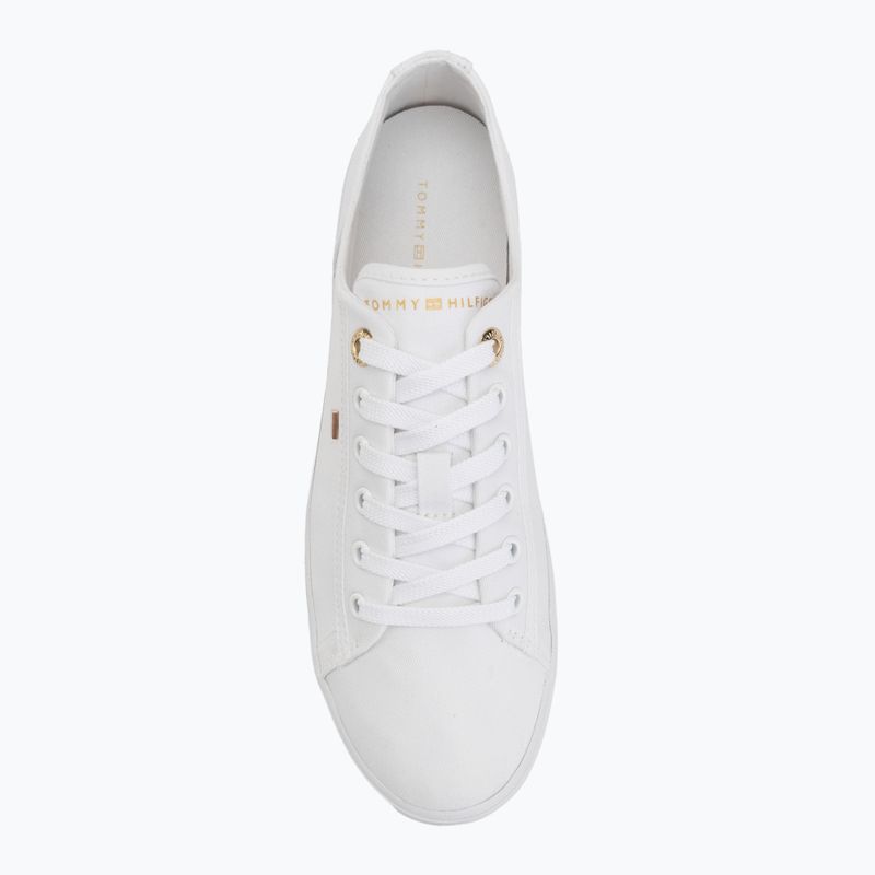 Women's trainers Tommy Hilfiger Foxing Sneaker Canvas white 5