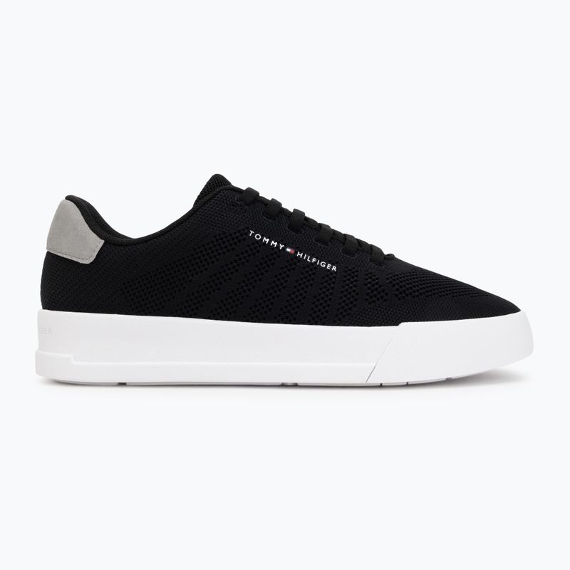 Men's trainers Tommy Hilfiger Court Knit black 2