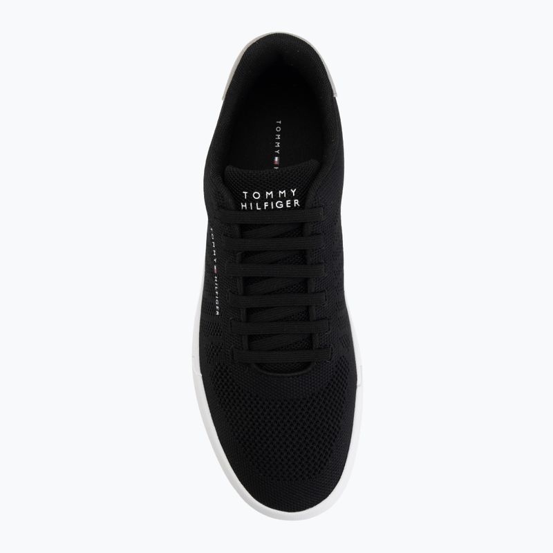 Men's trainers Tommy Hilfiger Court Knit black 5