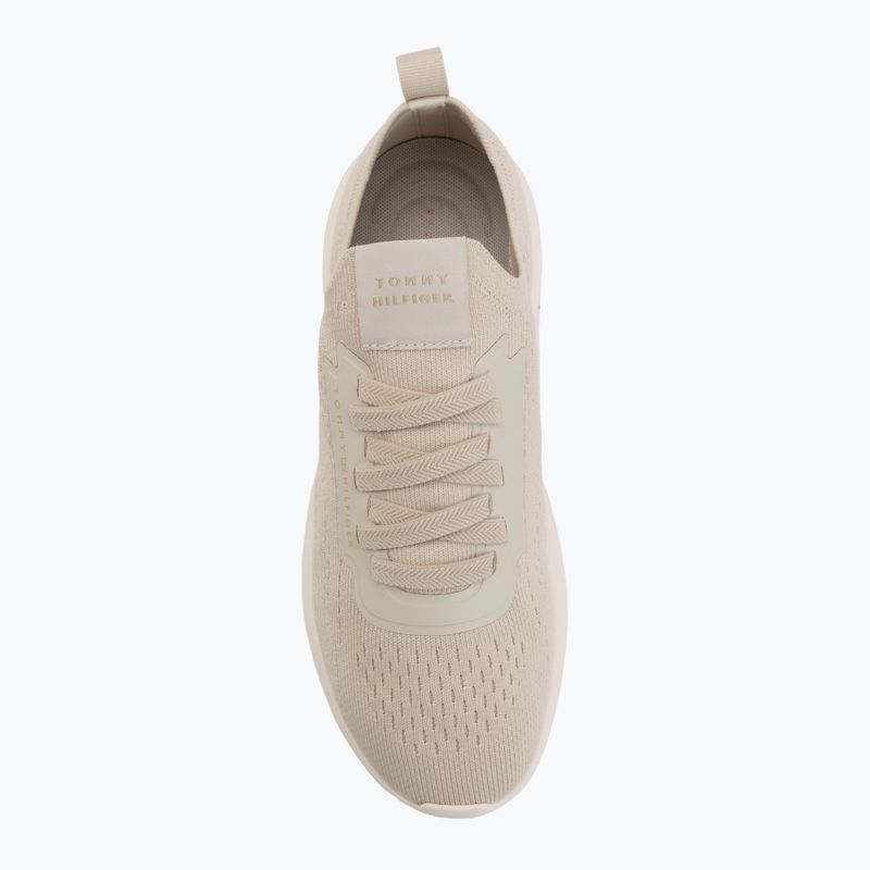 Women's shoes Tommy Hilfiger Knit Extralight Runner classic beige 5