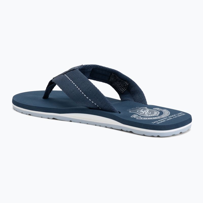 Men's flip-flops Tommy Hilfiger Patch Beach Sandal aegean sea 3