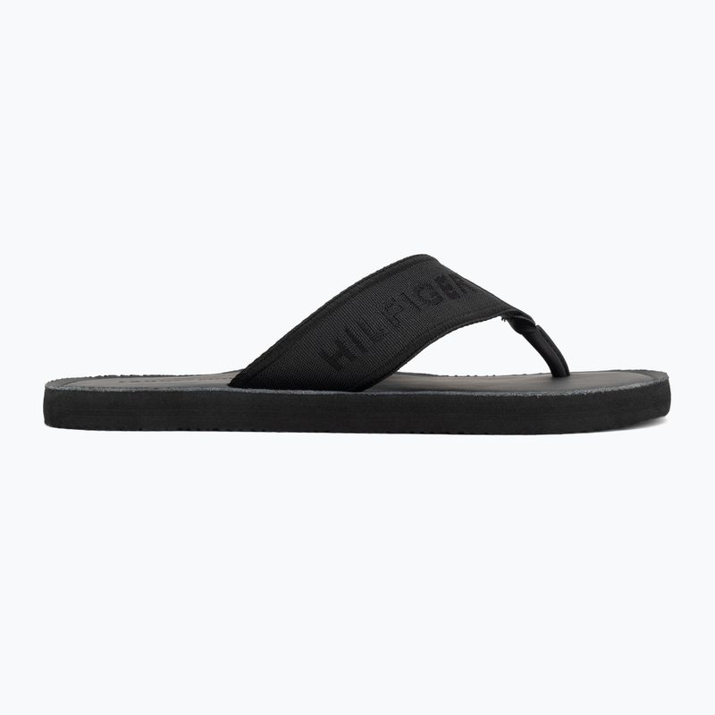 Men's flip-flops Tommy Hilfiger Lbeach Sandal Leather black 2