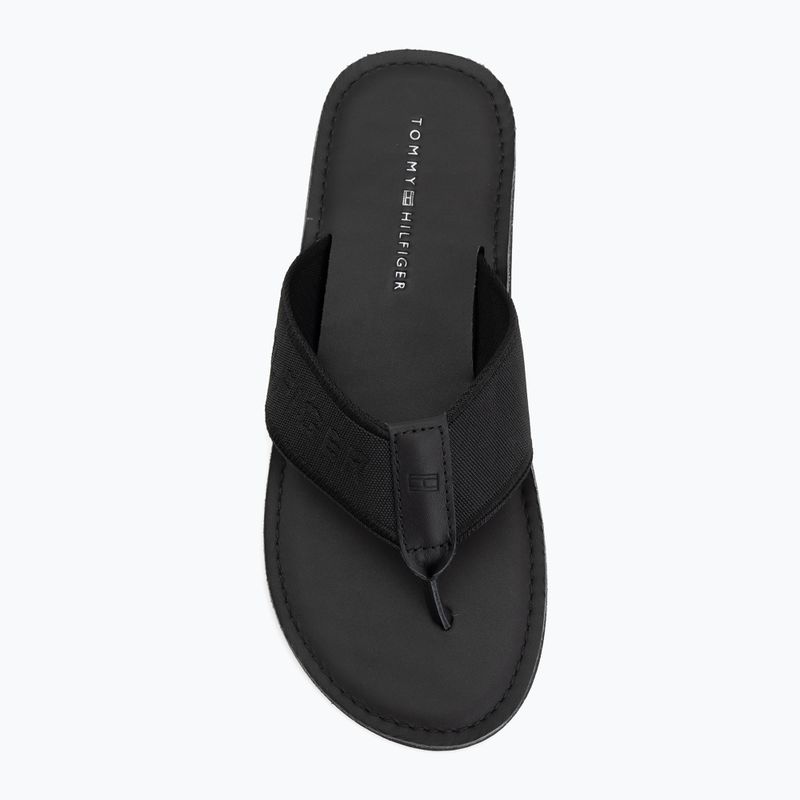 Men's flip-flops Tommy Hilfiger Lbeach Sandal Leather black 5