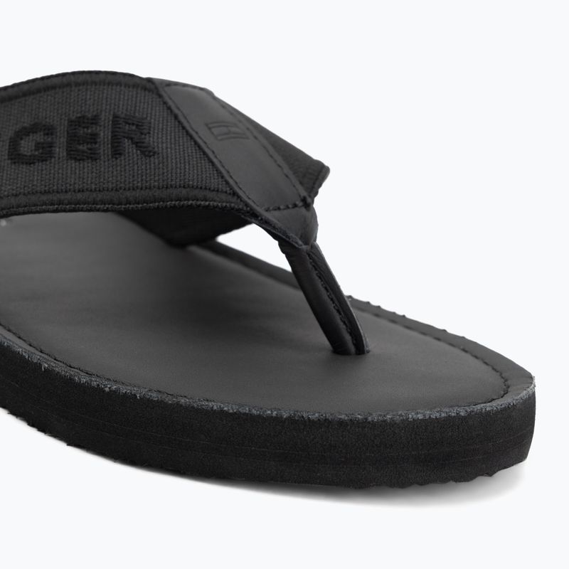 Men's flip-flops Tommy Hilfiger Lbeach Sandal Leather black 7