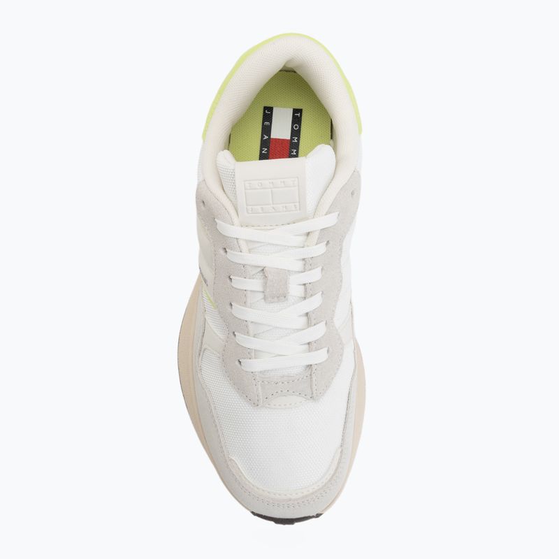 Women's shoes Tommy Jeans Sporty Runner lime essence/ivory 5
