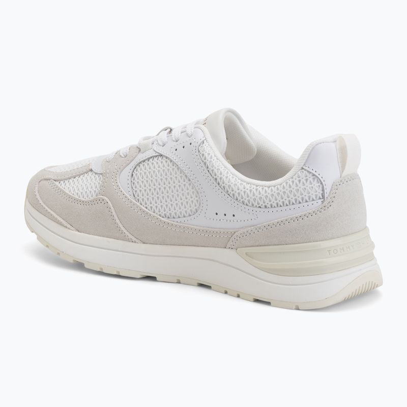 Women's shoes Tommy Hilfiger Mix Material Runner white/ecru 3