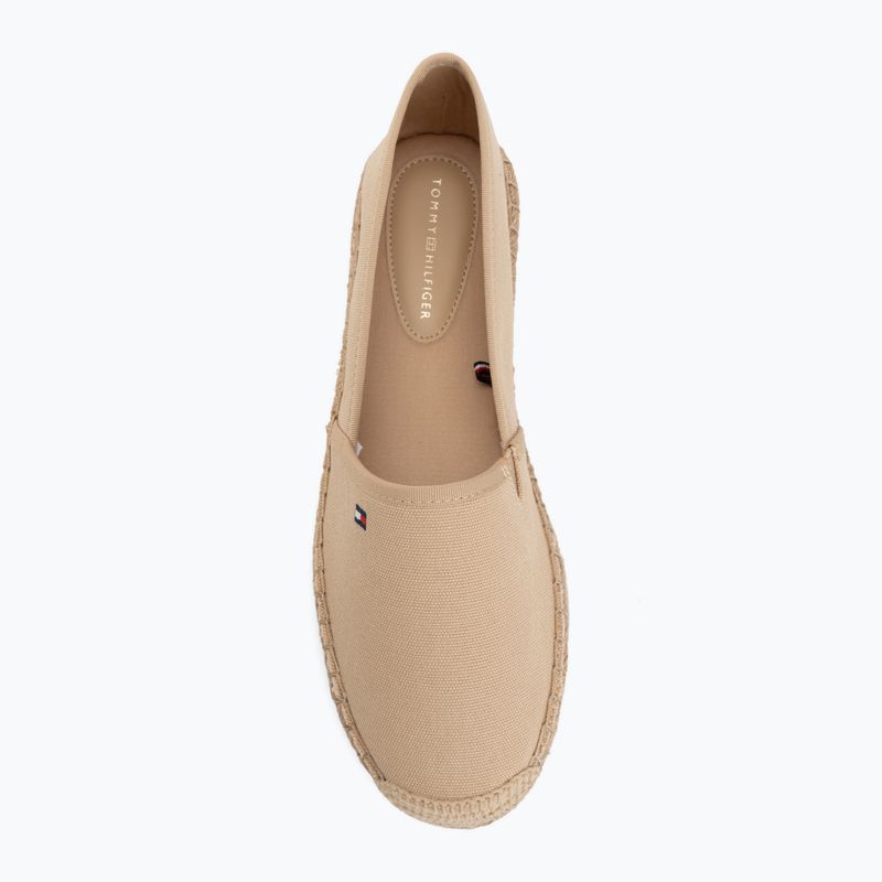 Women's shoes Tommy Hilfiger Flag Canvas clayed pebble 5