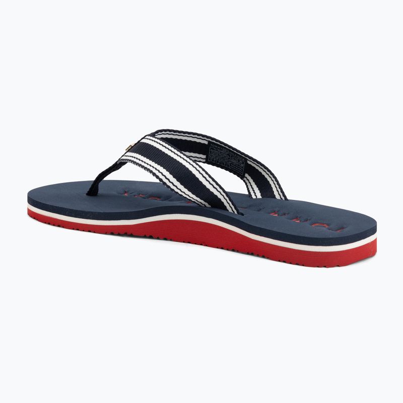 Women's flip-flops Tommy Hilfiger Webbing Summer Sandal rwb 3