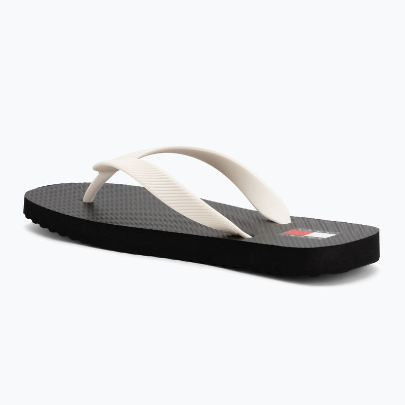 Women's flip-flops Tommy Jeans Logo Summer black/ecru 3