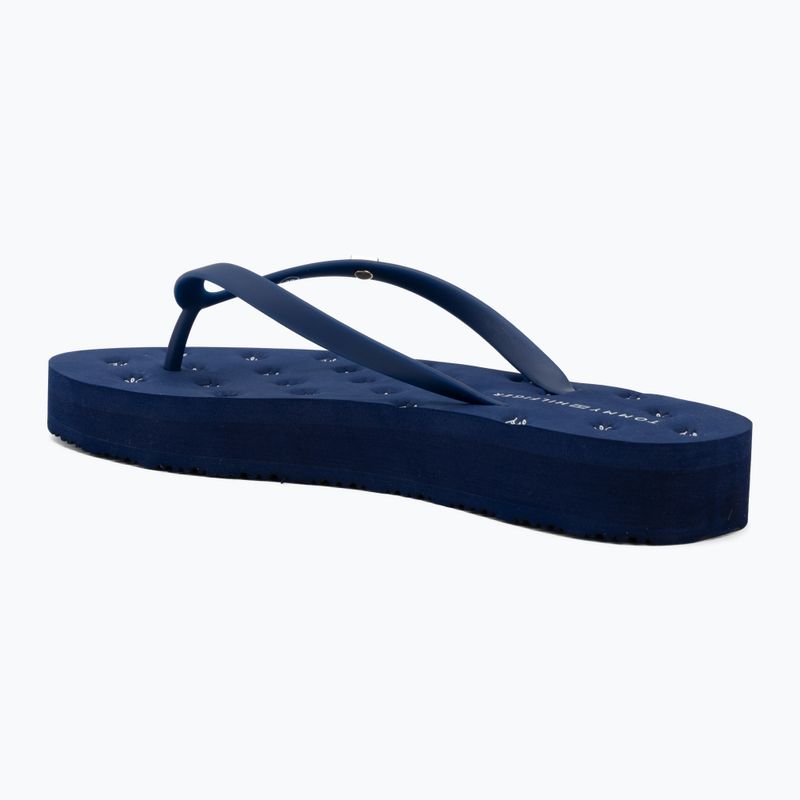 Women's flip-flops Tommy Hilfiger Critter Print Summer preppy navy 3