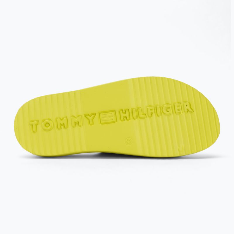 Women's slides Tommy Hilfiger Light Double Strap lime zing 4