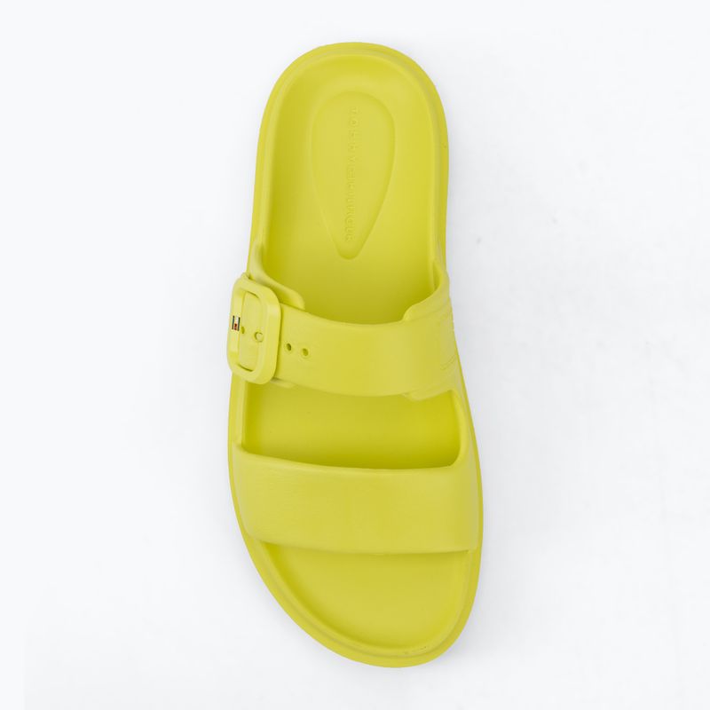 Women's slides Tommy Hilfiger Light Double Strap lime zing 5