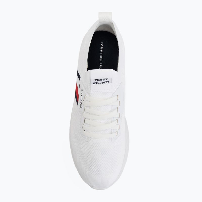 Men's shoes Tommy Hilfiger Lightweight Knitted Runner white 5