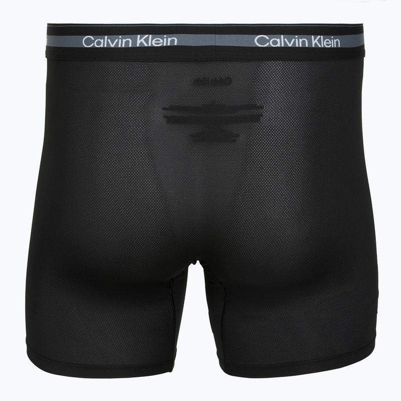 Men's boxers Calvin Klein LV00NB4538 Boxer Brief Long black/black/black 2