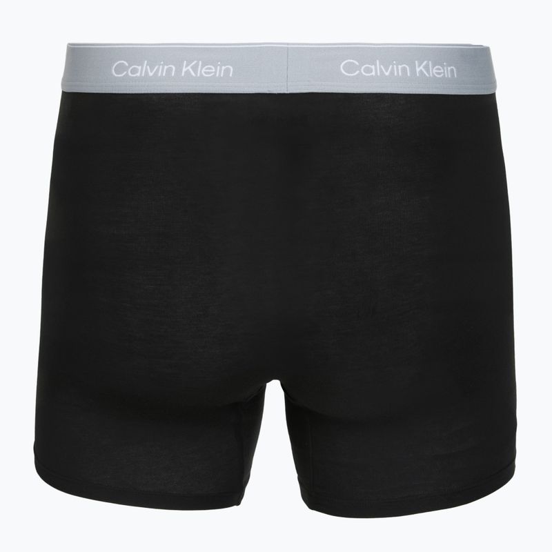 Boxers Calvin Klein LV00NB4394 Brief 3 pairs black w/darkest spruce wb/black w 3