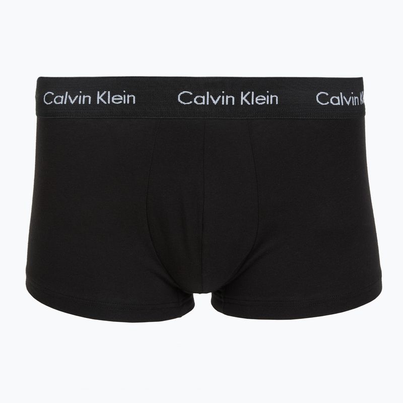 Boxers Calvin Klein LV00NB4412 Low Rise Trunk 5 pairs black w plume wb/black w misty sage wb 6