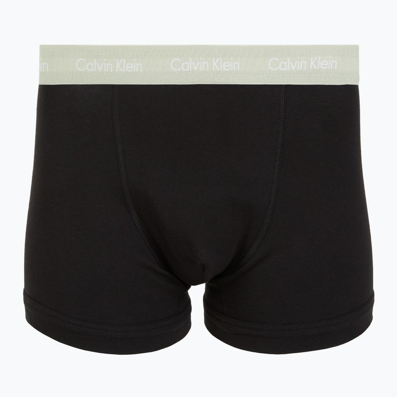Men's boxers Calvin Klein 0000U2662G Trunk 3 pairs black w plume wb/black w misty sag 3