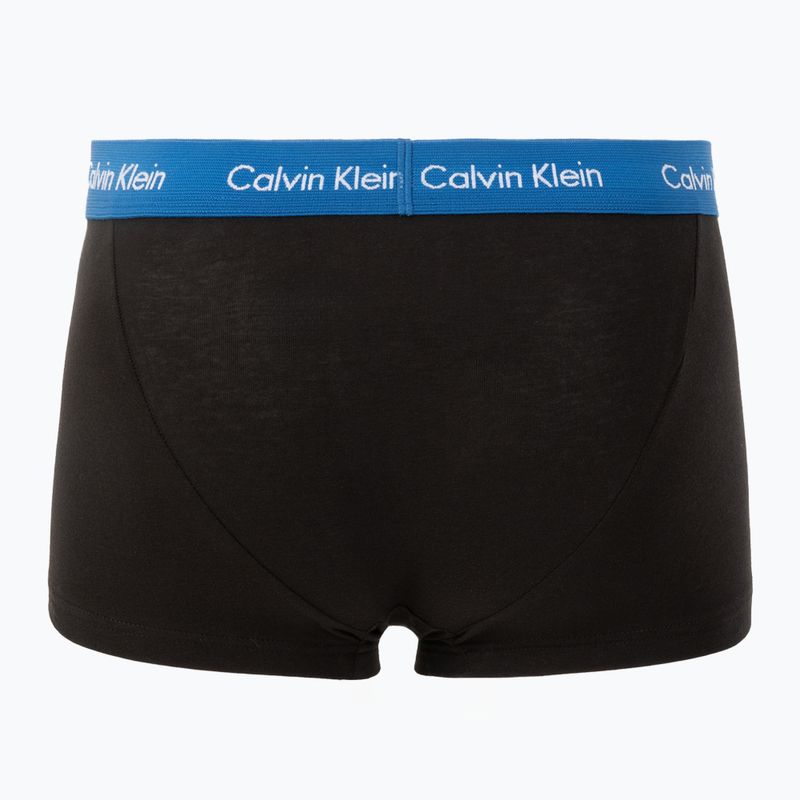 Boxers Calvin Klein 0000U2664G Low Rise Trunk 3 pairs black/classic blue/black 3