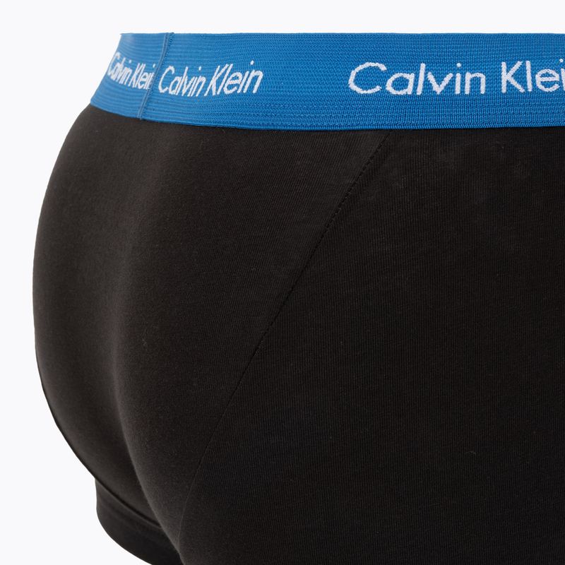 Boxers Calvin Klein 0000U2664G Low Rise Trunk 3 pairs black/classic blue/black 4