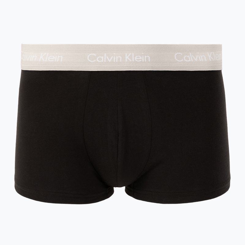 Boxers Calvin Klein 0000U2664G Low Rise Trunk 3 pairs black/classic blue/black 5