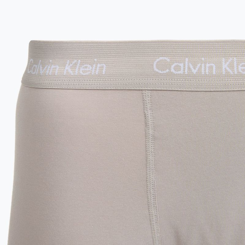 Men's boxers Calvin Klein 0000U2662G Trunk 3 pairs classic blue/porpoise/black 6