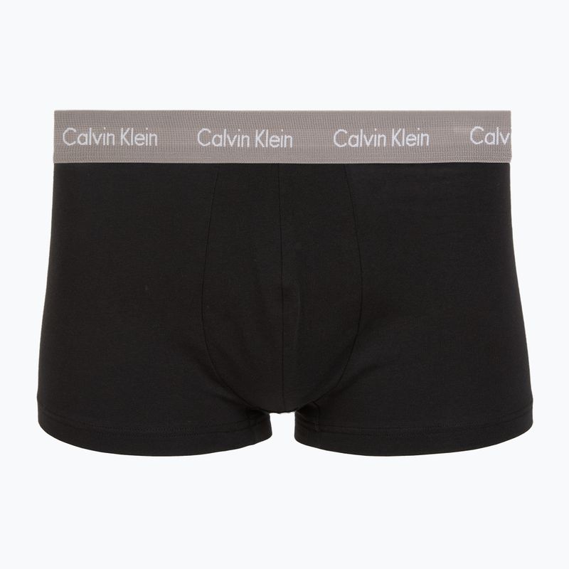 Boxers Calvin Klein LV00NB4412 Low Rise Trunk 5 pairs black bodies with driftwood/moonlight 2