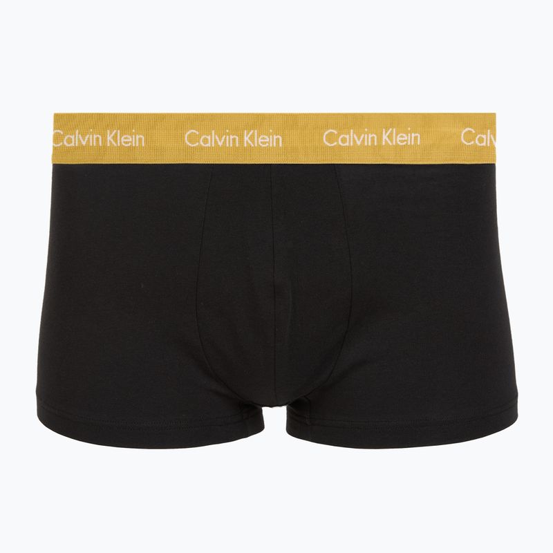 Boxers Calvin Klein LV00NB4412 Low Rise Trunk 5 pairs black bodies with driftwood/moonlight 3
