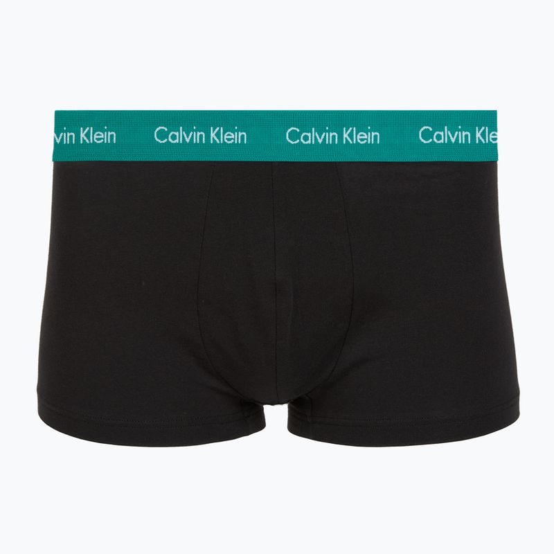 Boxers Calvin Klein LV00NB4412 Low Rise Trunk 5 pairs black bodies with driftwood/moonlight 5