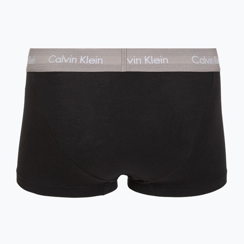 Boxers Calvin Klein LV00NB4412 Low Rise Trunk 5 pairs black bodies with driftwood/moonlight 7