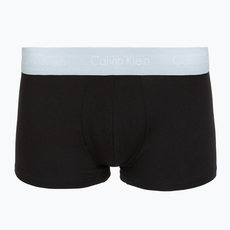 Boxers Calvin Klein LV00NB4412 Low Rise Trunk 5 pairs black w green bloom wb/black w dazzlin 2